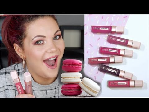 L'oreal infallible matte Les macarons lipstick collection | review and lip swatches