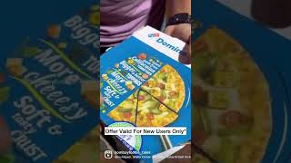 Domino’s pizza only 56Rs | Pizza Party | 6 Pizza only 339Rs only /-| shorts | #shorts #domino #pizza