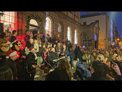 A Dublin Street Comes Together to Sing Fairytale of New York
