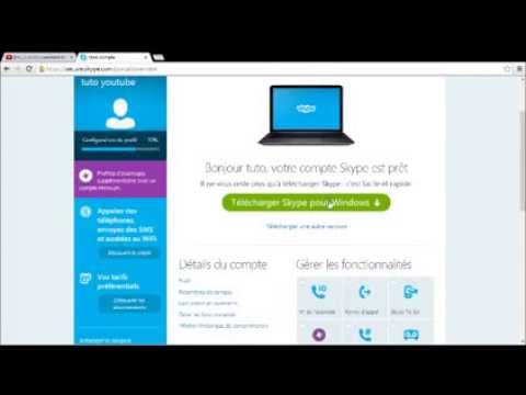 comment ouvrir compte skype