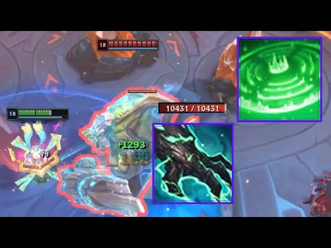 Sona Vs 10431 HP Maokai (Healing Fight)