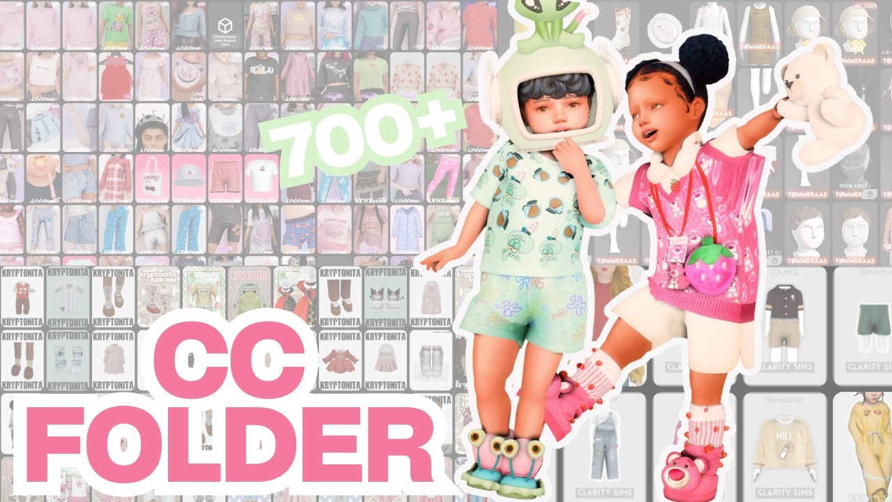 All-In-One Infant, Toddler & Child CC Folder | The Sims 4