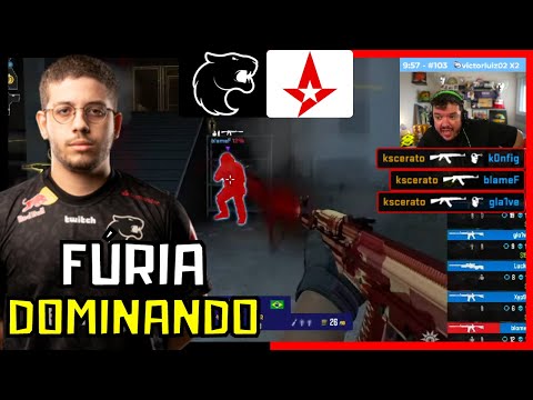 Fúria vs Astralis (Overpass - Mapa 1) Gaules Liminha Apoka e mch - IEM Katowice 2022