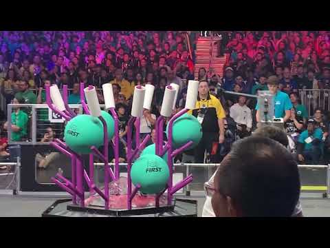 FRC 1690 Orbit Clean Robot Video - FRC Worlds Einstein F3