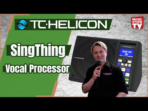 TC-Helicon SINGTHING All-In-One Vocal Processor - English Version -