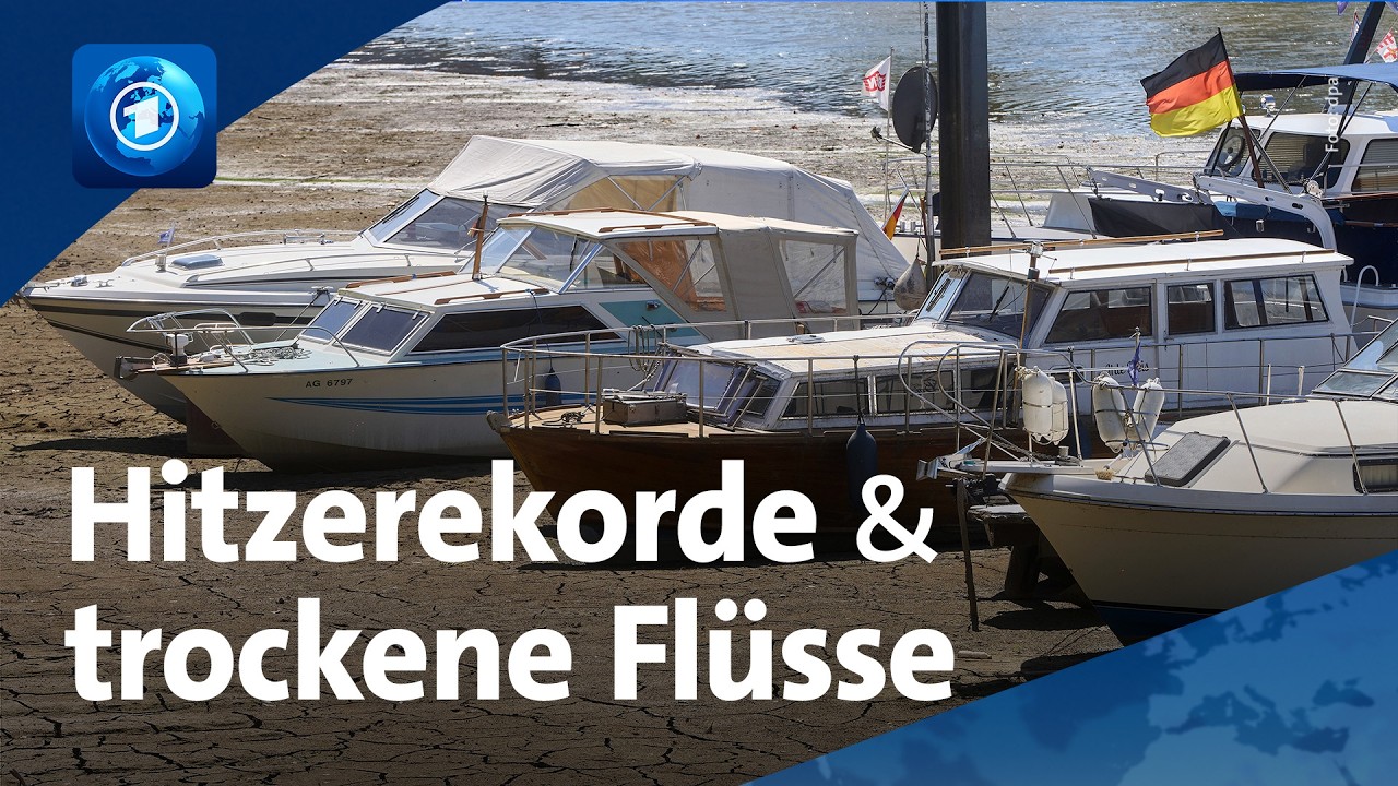 Hitzerekorde und Niedrigwasser in Europa | 🌍 tagesschau24 Top-Thema, 10.8.2026