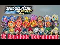 16 Sparking Beyblades Tournament | Which One Is The Strongest Sparking Bey ?
