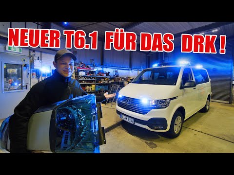 WIR BAUEN EIN VW T6.1 FÜR DAS DRK 😱  | ItsMarvin