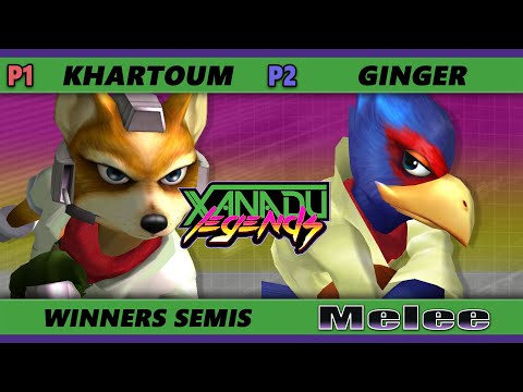 Xanadu Legends Winners Semis - Khartoum (Fox) Vs. Ginger (Falco) Smash Melee - SSBM