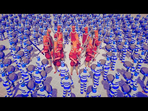 💰 100x PRISONER ARMY 💰 VS 👑 10x EVERY BOSS 👑 / Totally Accurate Battle Simulator ( TABS )