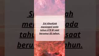 Download lagu Siti khadijah istri rasulullah saw wafat pada tanggal bulan dan tahun berapa? mp3