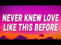 Stephanie Mills - Never Knew Love Like This Before (Lyrics)