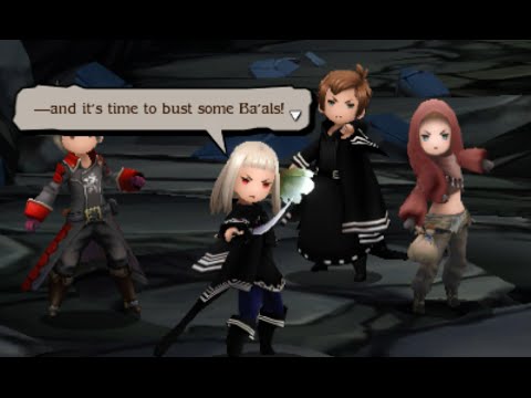 Bravely Second English - Boss: Ba'al V Urchin (Hard Mode)