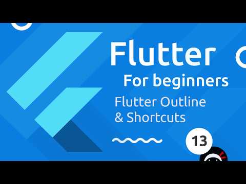 Flutter Tutorial for Beginners 13 Flutter Outline Shortcuts