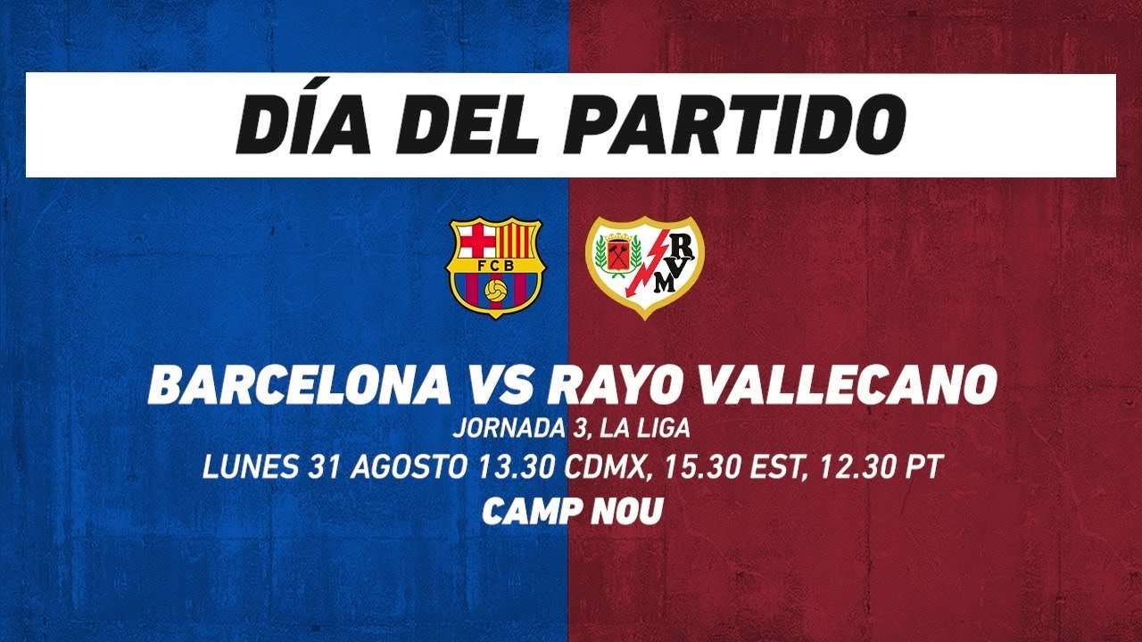 Barcelona vs Rayo Vallecano, frente a frente: LaLiga