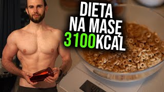 Dieta 3100 kcal na budowę masy mięśniowej *dzień jedzenia*