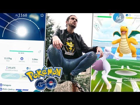 DRAGONITE VS MEWTWO! Team Giallo alla Conquista della Città + Evoluzione Fantasma! - Pokemon GO ITA