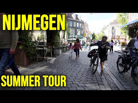 4K 🇳🇱 Nijmegen |Quiet Sunday Afternoon | Relaxing 4K Walking Tour