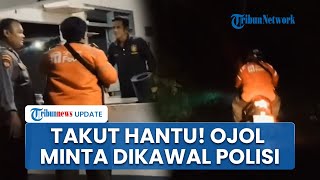 Kisah Unik Ojol di Bogor Minta Dikawal Polisi saat Antar Pesanan Makanan di Jalan Gelap: Takut Hantu