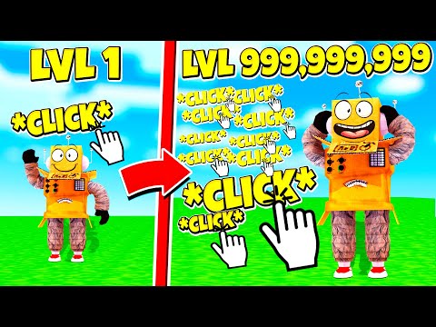 СИМУЛЯТОР КЛИКА! Сделал 999,999,999 Кликов за 5 МИНУТ! ROBLOX
