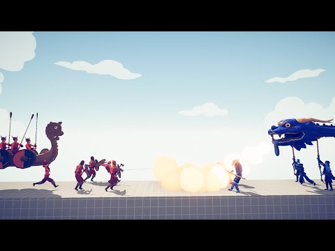 Viking Team vs Legacy Team - Totally Accurate Battle Simulator TABS