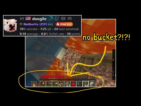 Insane Minecraft Speedrunning Clips That Make Me Wonder If Doogile is Human