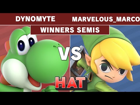 HAT 96 - FS | Dynomyte (Yoshi) Vs. W8 | Marvelous_Marco (Toon Link) Winners Semis - Smash Ultimate