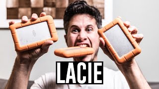 LaCie Rugged | 5TB Thunderbold USB-C hard drive | iPad and MacBook test | [4K]