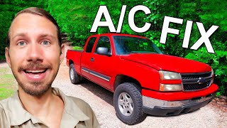 Chevy Truck A/C Recharge? Low Refrigerant FIXED!