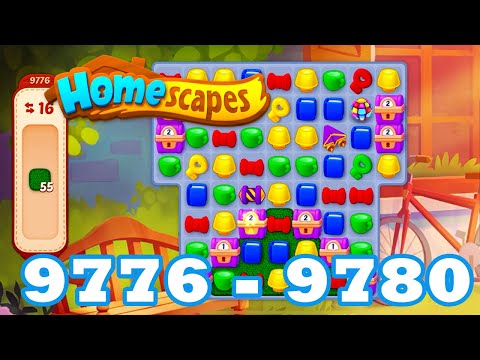 Homescapes Level 9776 - 9780 HD 3 - match puzzle game | Gameplay | android | 9777 | 9778 | 9779