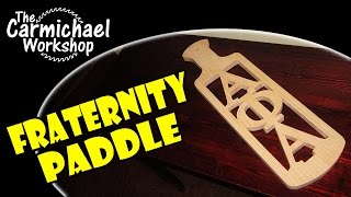 Fraternity Paddle Wall Decoration