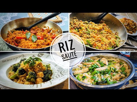 4 recettes de Riz Sauté facile et rapide pour sublimer du simple riz blanc
