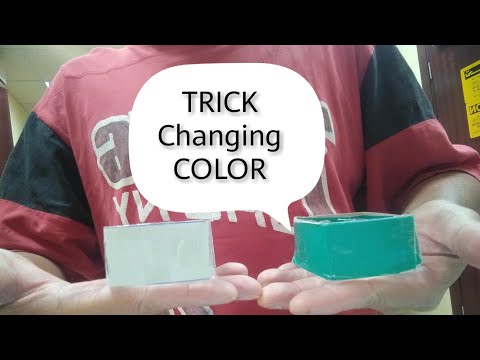 CHANGING COLOR TRICK IN A SPLIT SECONDS          #Magic #Trick