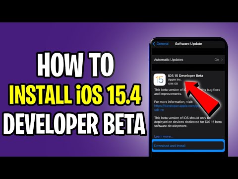 How to Download & Install iOS 15.4 Developer Beta and iPadOS 15.4  Developer Beta