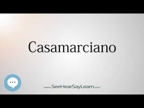 Casamarciano (How to Pronounce Cities of the World)💬⭐🌍✅