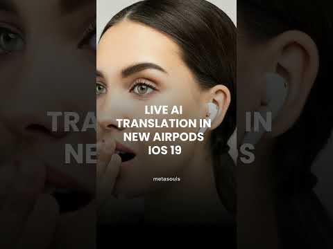 Apple earbuds will have live translation later this year 😀