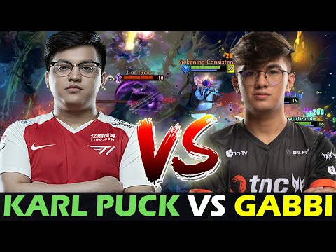 KARL MID PUCK vs GABBI VOID SPIRIT - BATTLE IN MIDLANE | DOTA 2 Gameplay