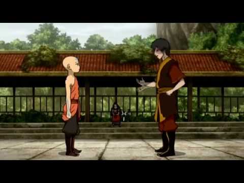 Aang aprende a desviar rayos / Aang desvía un rayo | Avatar La Leyenda de Aang