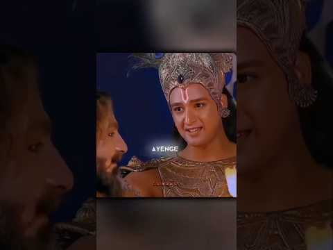 MAMA SHREE NE VASHUDEV KO DIYA GAALI 😱 krishna attitude status 🙏 #mahabharat #shorts #krishna