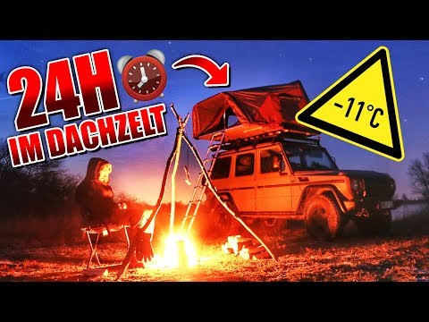 24H BIWAK im Dachzelt mit neuer Ausrüstung - iKamper & Skycamp - Overnighter Übernachtung