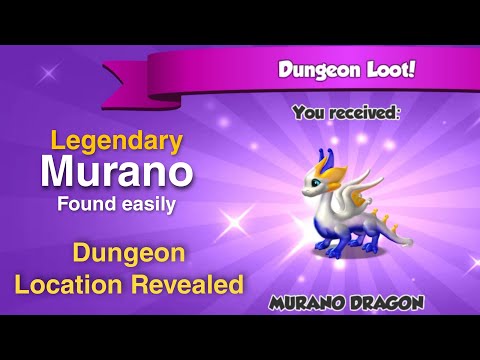 Legendary Murano Dragon found in Dungeon - Dragon Mania Legends