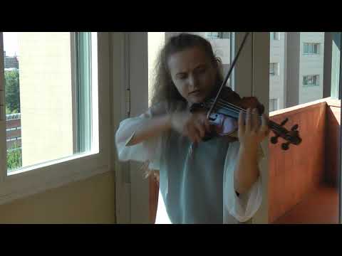 Sara Valencia plays Ysaye Solo Violin Sonata No. 4, Op. 27