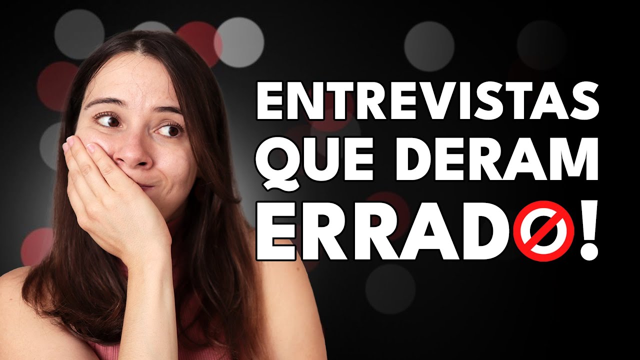 AS PIORES ENTREVISTAS DE EMPREGO DA MINHA VIDA | Não cometa estes ERROS! 🚫