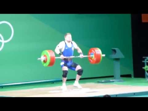 Pavel Khadasevich Men 85 kg Clean and Jerk 201 kg 3rd attempt