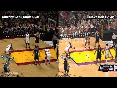 NBA 2K14 Xbox 360 vs PS4/Xbox One | Jeux vidéo par Gamekult