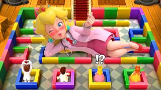 【マリオパーティ10】ミニゲーム対決！ドクターマリオVSドクタールイージVSピーチVSデイジー 4K (UHD)