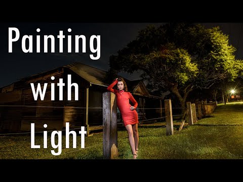 Light Painting on Location: Includes live model shoot.