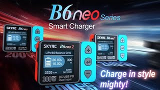 SKY RC B6 neo 2 nabíječ 300W (červená/modrá)