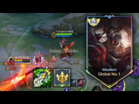 😯18 KILL king of gold lane Moskov!! (LEGENDARY)!!! New Build attack speed + physical item!!