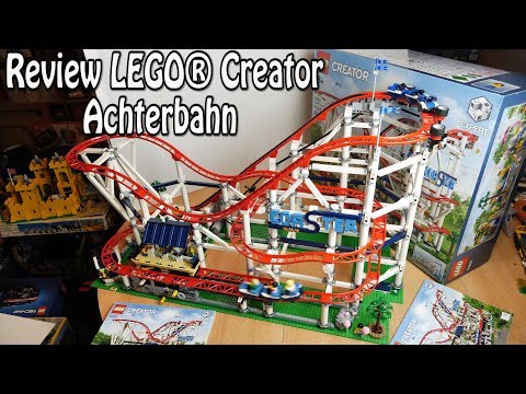 Large LEGO Roller Coaster (Set 10261 Creator Expert: Roller Coaster) Review